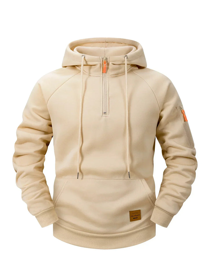 Quenford - Softtouch-Hoodie mit Reissverschluss