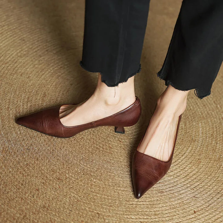 Serelina - Elegante Pumps mit spitzer Zehenpartie und Kitten-Heel