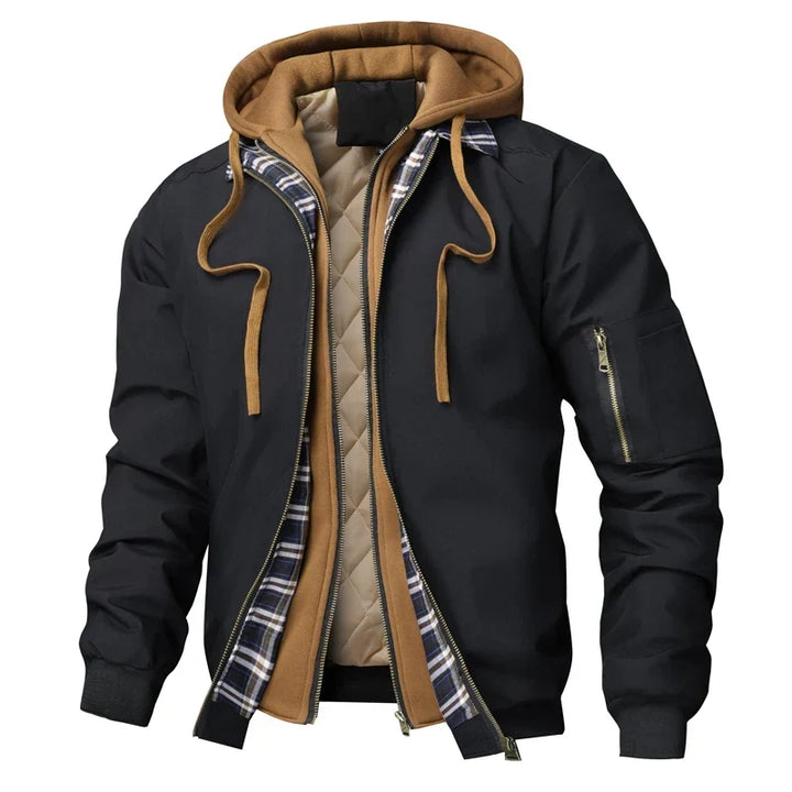 Jerome - Wattierte Outdoorjacke mit Kapuze