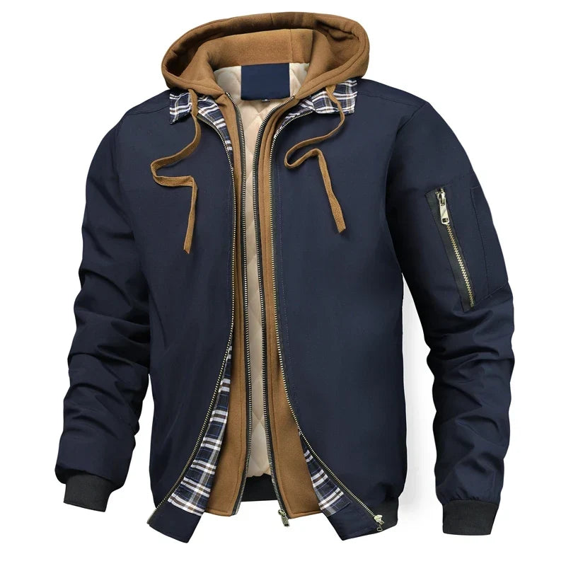 Jerome - Wattierte Outdoorjacke mit Kapuze