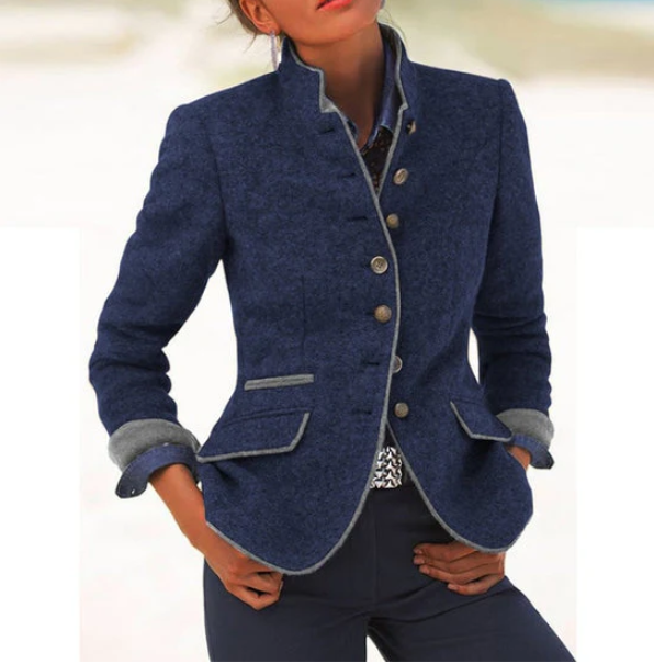 Violeta - federleichte Stehkragenjacke