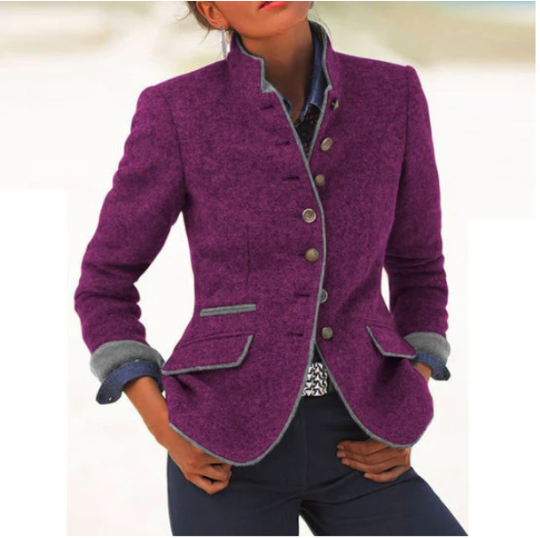 Violeta - federleichte Stehkragenjacke