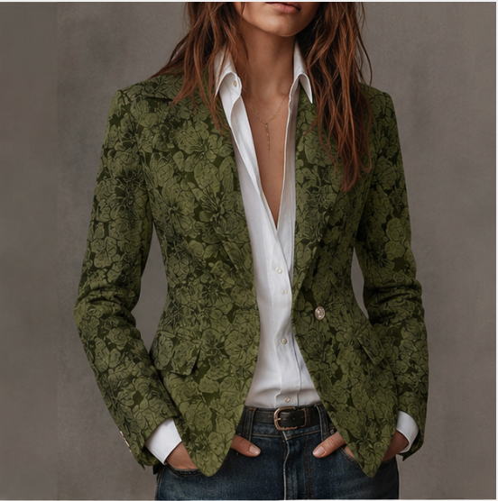 Norelia - massgeschneiderter Jacquard-Blazer