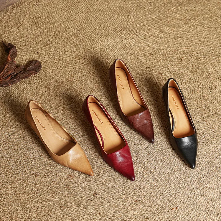Serelina - Elegante Pumps mit spitzer Zehenpartie und Kitten-Heel
