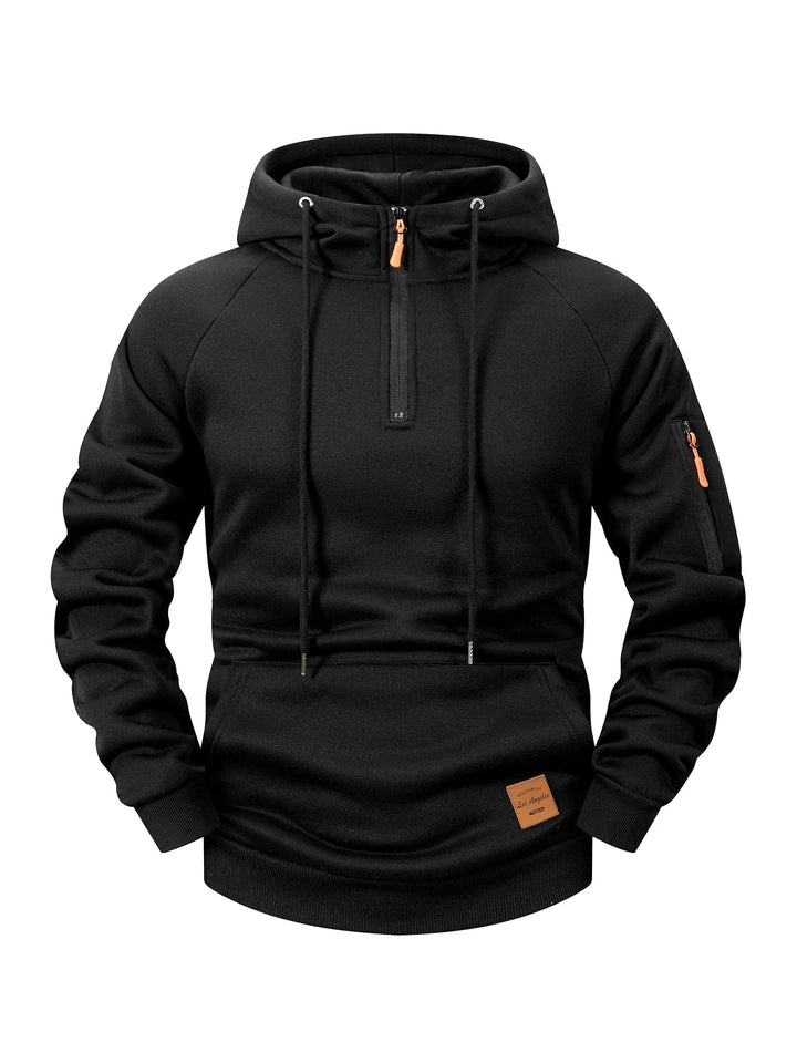 Quenford - Softtouch-Hoodie mit Reissverschluss