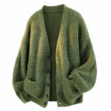 Galienne - Soft-Touch Oversize-Cardigan mit V-Ausschnitt
