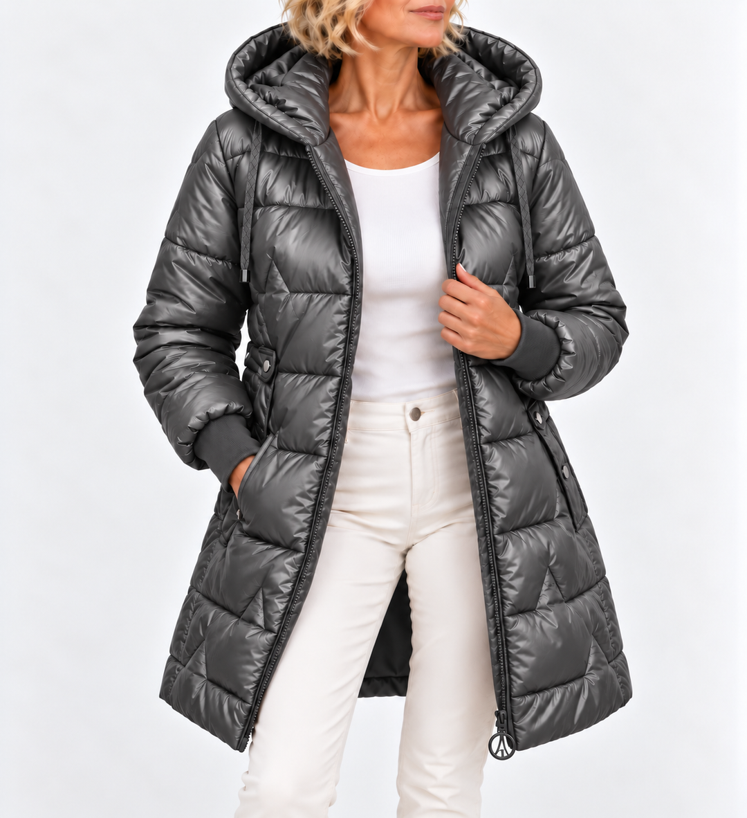 Tilda - Gesteppte Pufferjacke mit langen Ärmeln