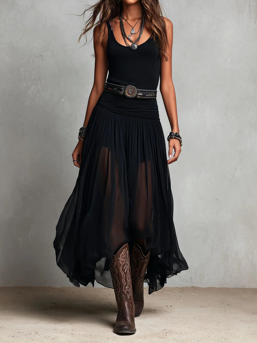 Cressina - Luftig-leichtes Maxikleid