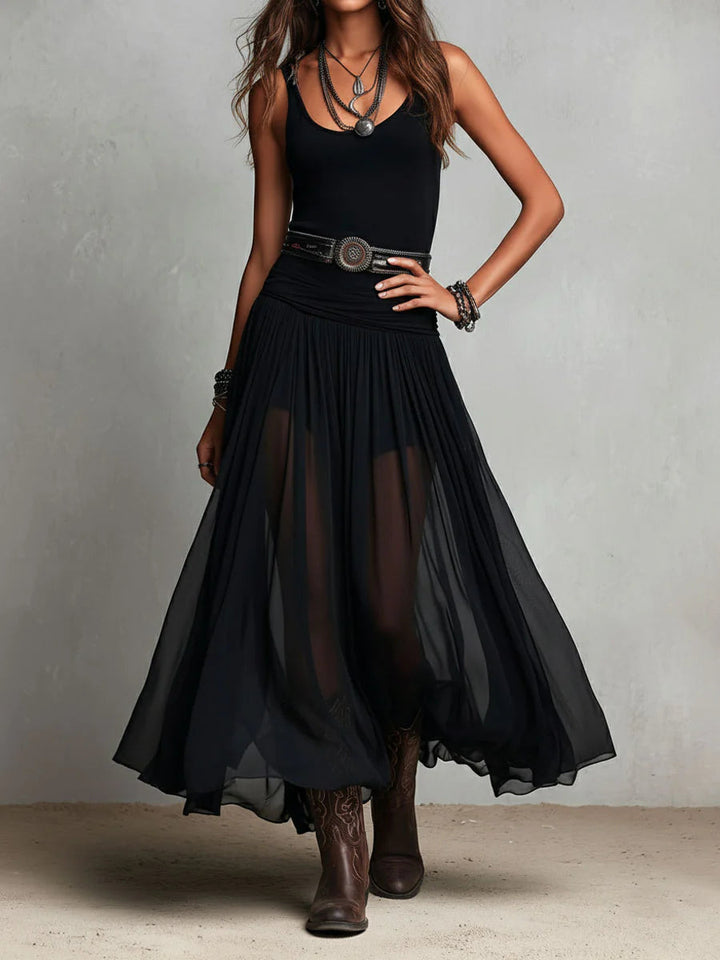 Cressina - Luftig-leichtes Maxikleid