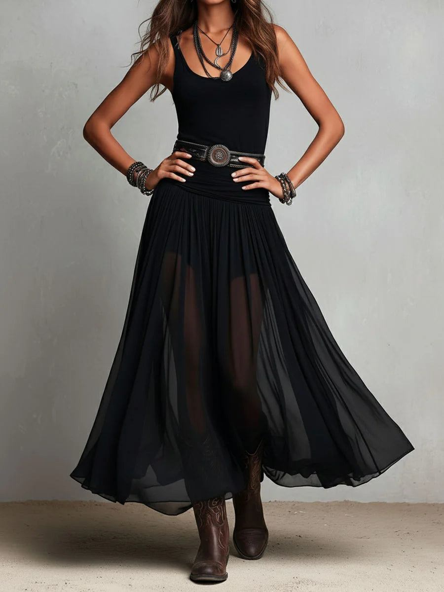Cressina - Luftig-leichtes Maxikleid
