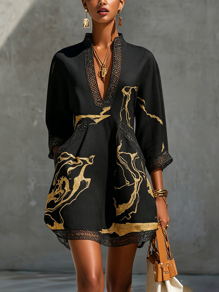 Estelline - A-Linien-Kleid aus Premium-Leinen
