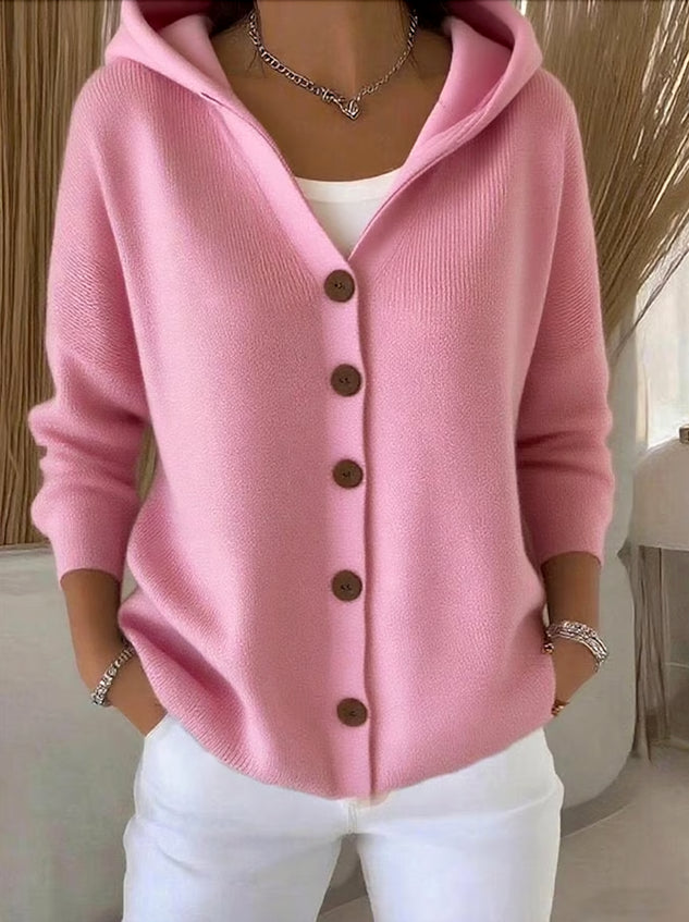 Carlotte - Kuscheliger Kapuzen-Cardigan