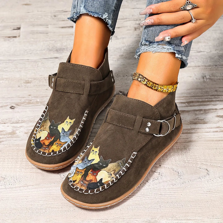 Cara - Komfort-Loafer mit Schnallen-Detail
