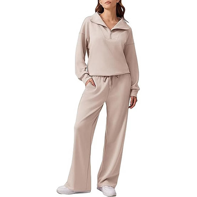 Maud - Legeres zweiteiliges Half-Zip-Set