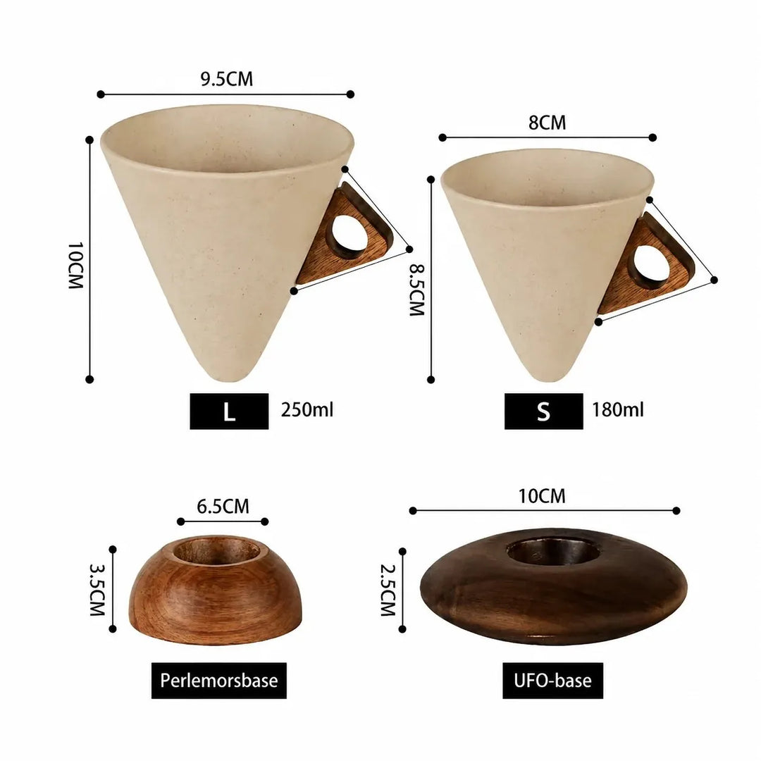 Mabel - Hochwertige konische Kaffeetasse