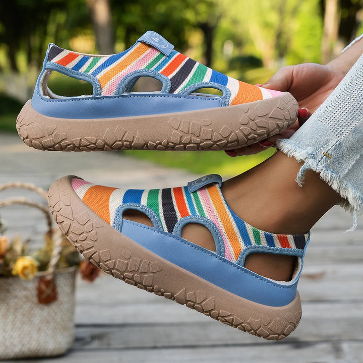 Maelina - orthopädische, gepolsterte Walking-Sneaker