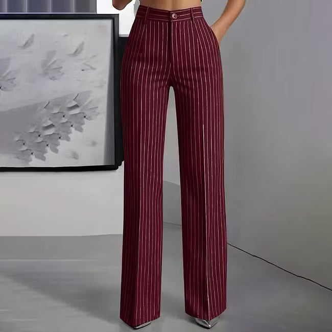 Blyss - elegante gestreifte Wide-Leg-Hose