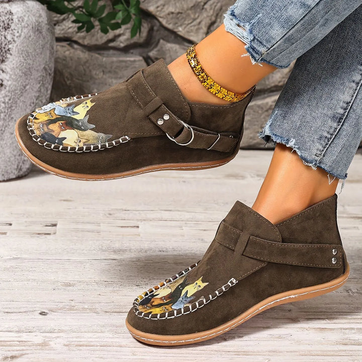 Cara - Komfort-Loafer mit Schnallen-Detail