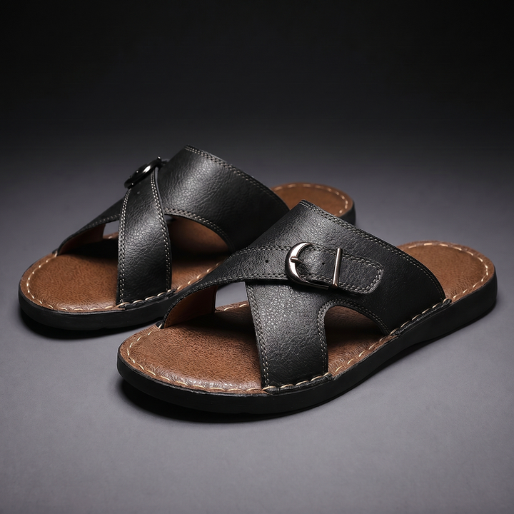 Camden - Hochwertige Kreuzriemen-Sandalen