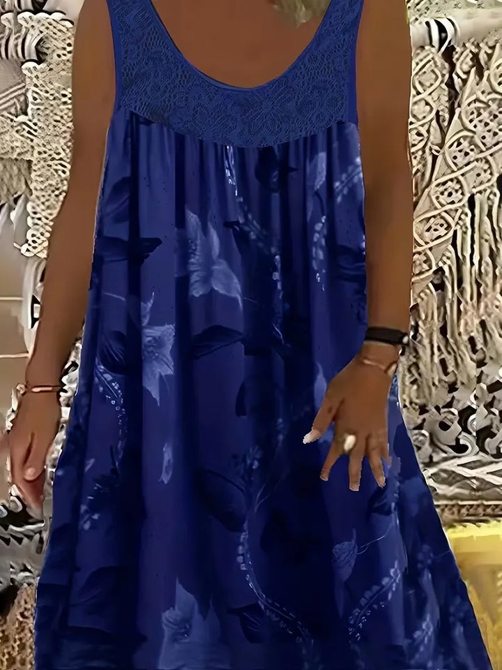 Ariadne - Elegantes Shiftkleid mit floralem Print