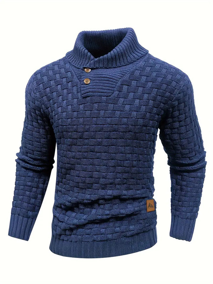 Nevan - Strukturierter Strickpullover