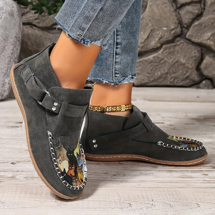 Cara - Komfort-Loafer mit Schnallen-Detail