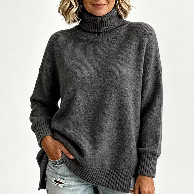 Bettina - Lässiger Strickpullover mit langen Ärmeln