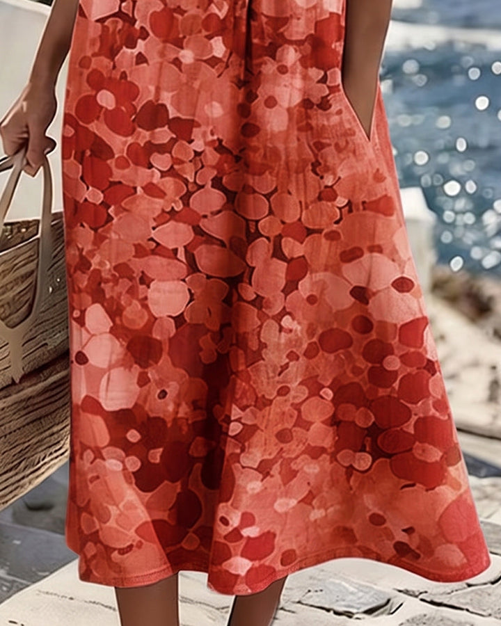 Adria - Soft-Touch A-Linien-Midikleid