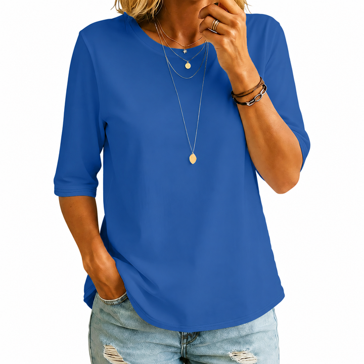 Isara - Soft-Touch Halbarm-T-Shirt