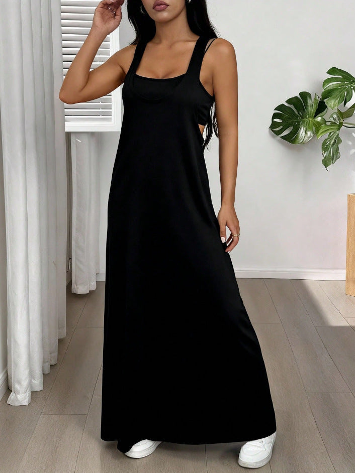 Evania - Mehrlagiges zweiteiliges Maxikleid-Set
