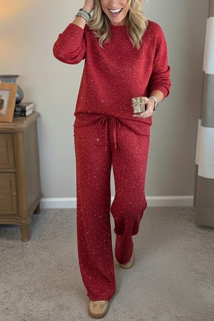 Celia - Jacke und Hose in Schimmer-Optik