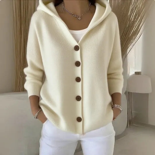 Carlotte - Kuscheliger Kapuzen-Cardigan