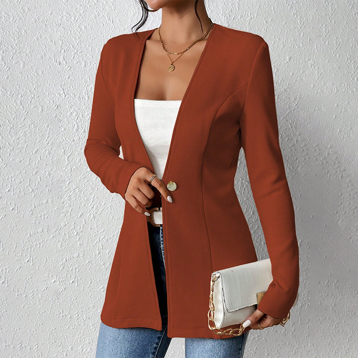 Alivienne - Massgeschneiderter Blazer mit Ein-Knopf-Verschluss