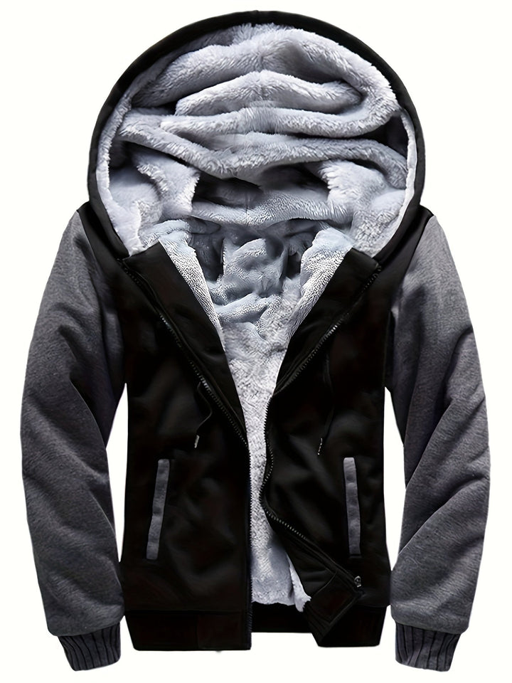 Dax - Schwere Camouflage-Kapuzenjacke mit Reissverschluss