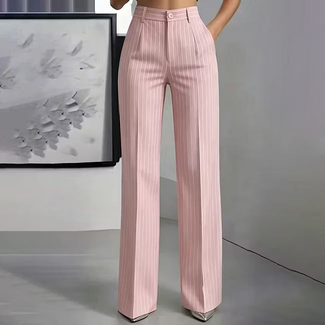 Blyss - elegante gestreifte Wide-Leg-Hose