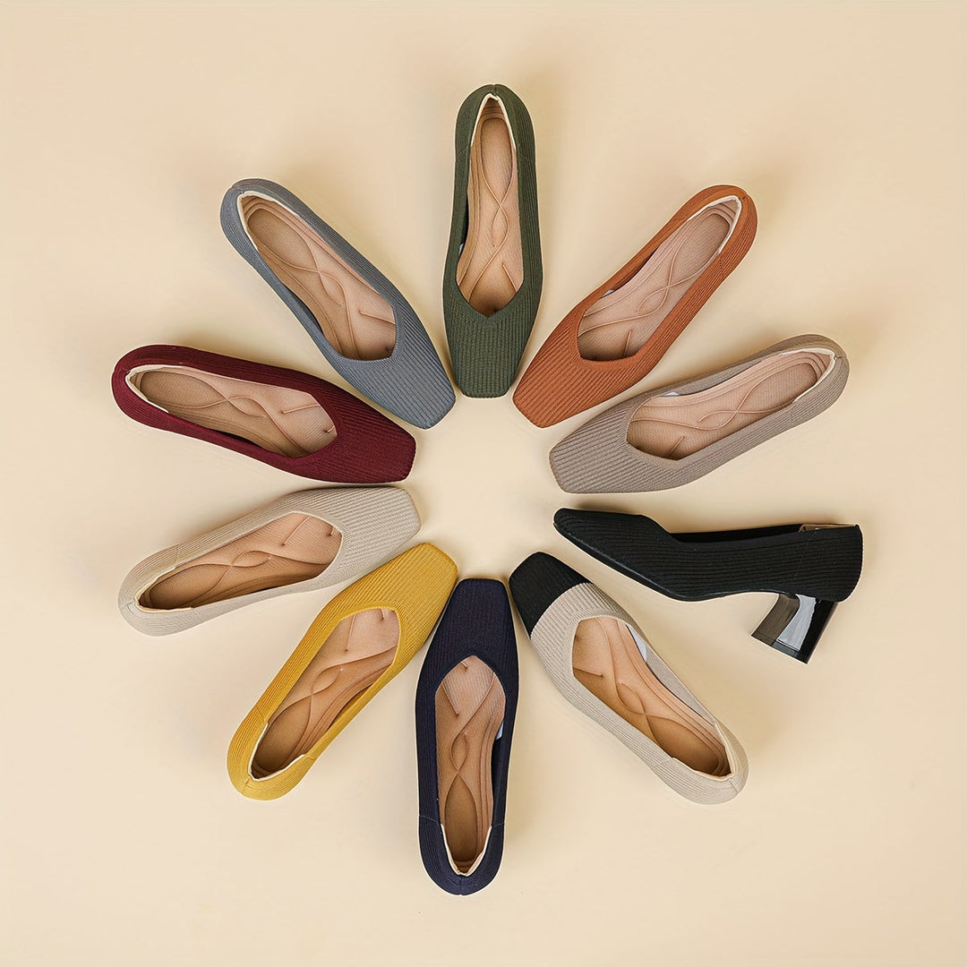 Hetty - Court-Schuh mit quadratischem Absatz