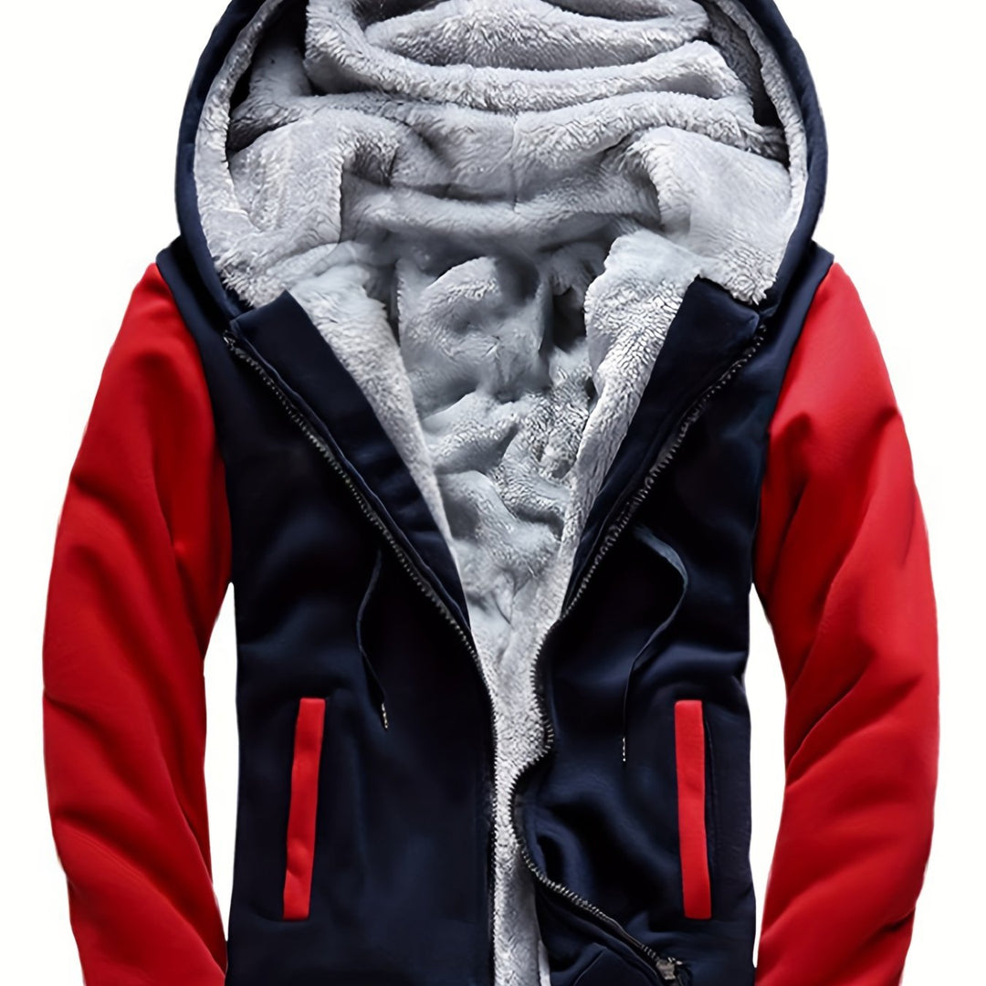 Dax - Schwere Camouflage-Kapuzenjacke mit Reissverschluss
