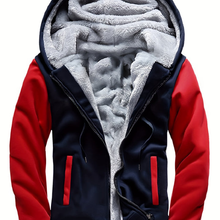 Dax - Schwere Camouflage-Kapuzenjacke mit Reissverschluss