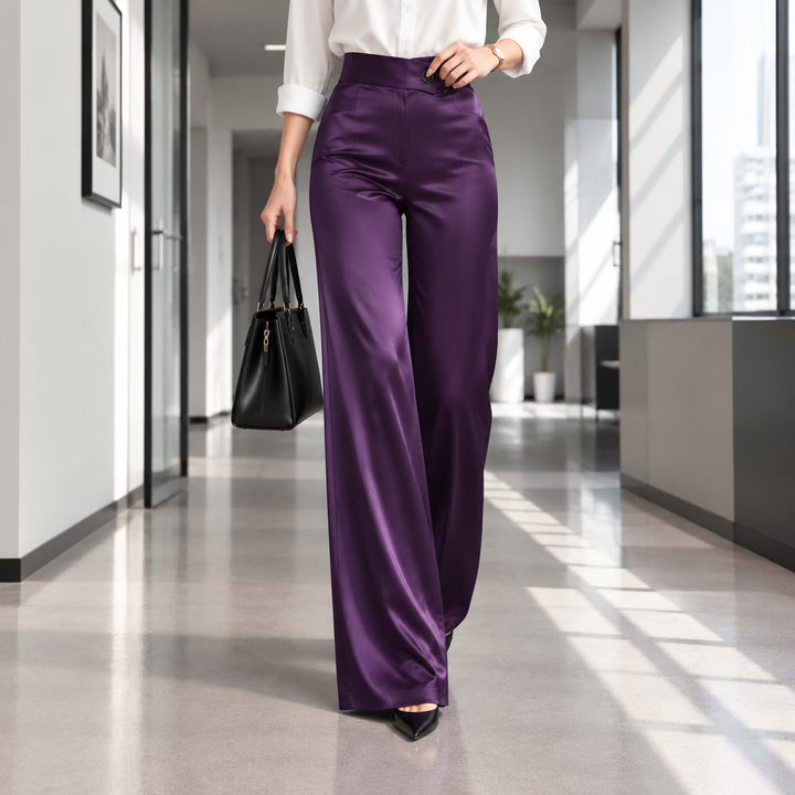 Anouk - Elegante High-Waist-Hose mit weitem Bein