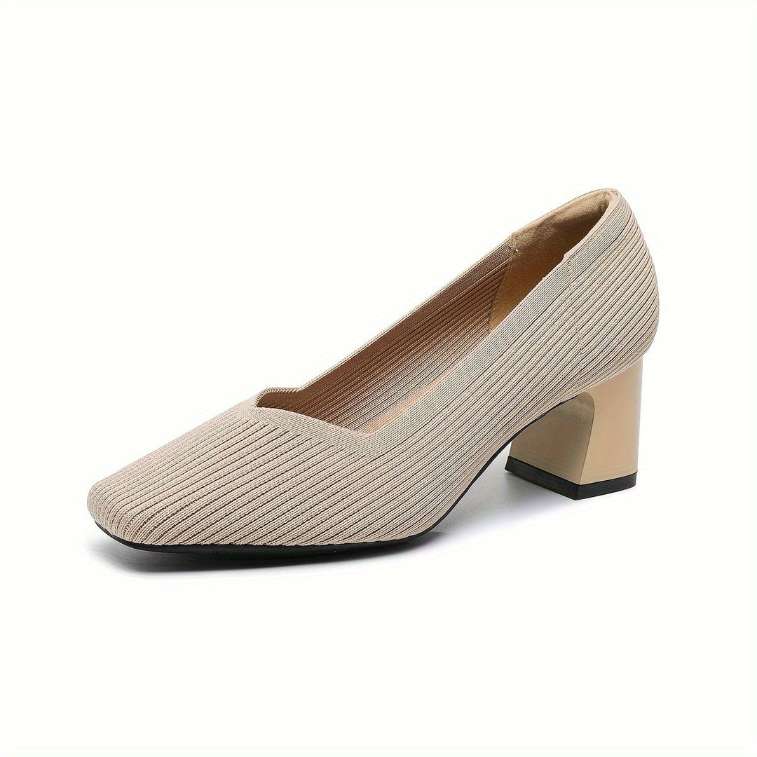 Hetty - Court-Schuh mit quadratischem Absatz