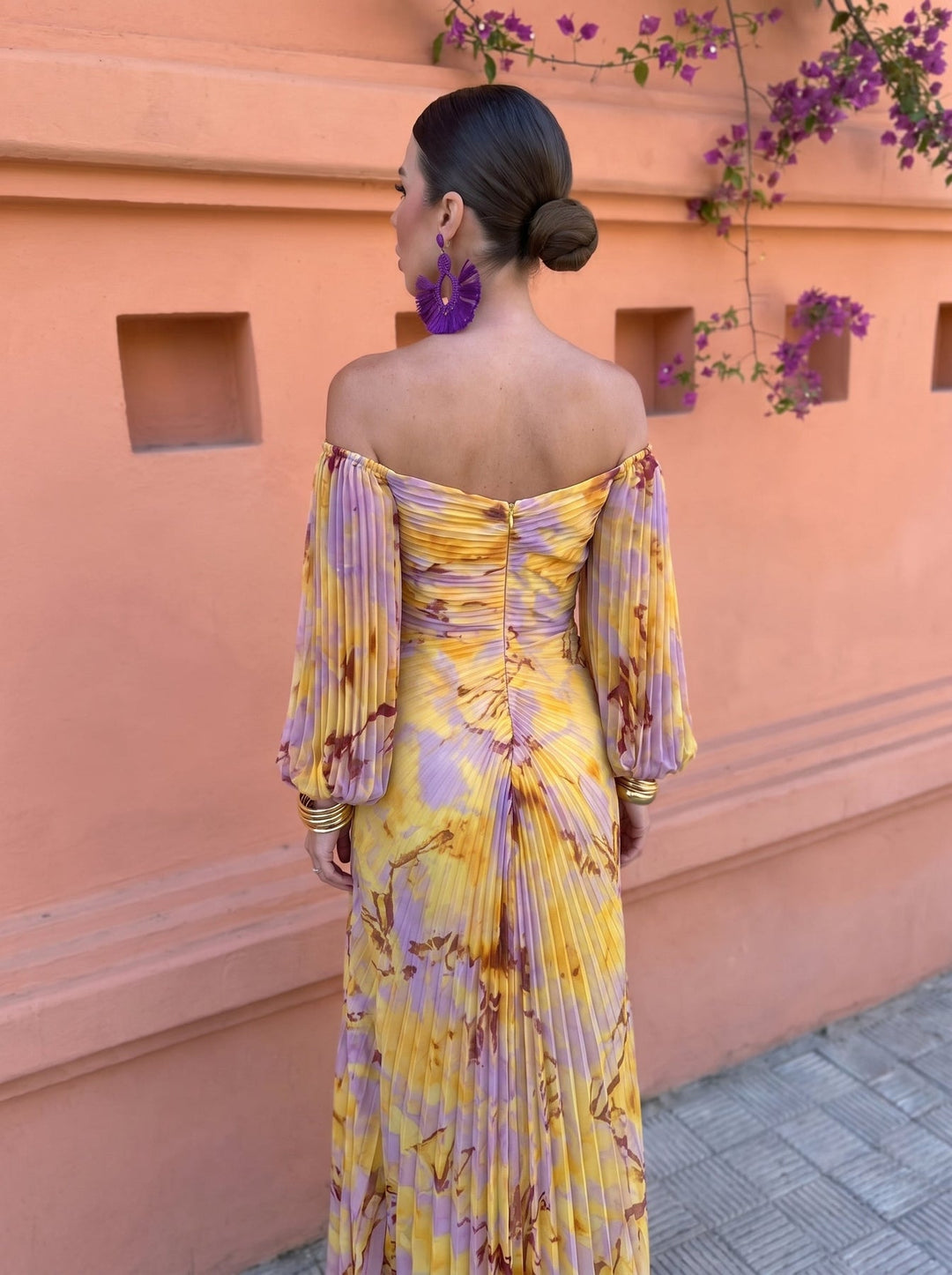 Avalora - Elegantes Maxikleid mit Blumenmuster