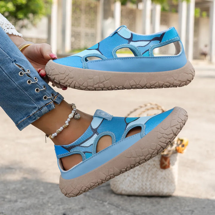 Maelina - orthopädische, gepolsterte Walking-Sneaker