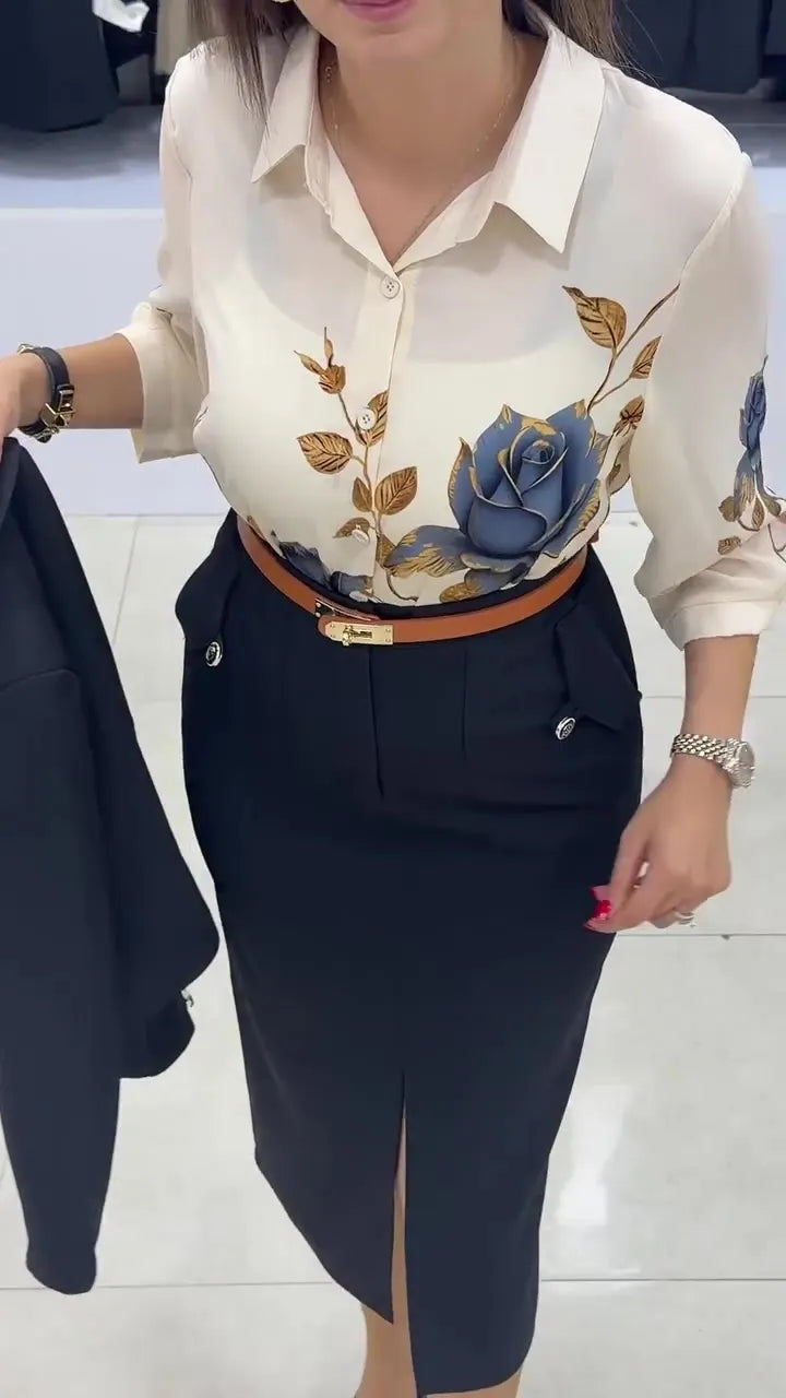 Xavina - Massgeschneiderter Zweiteiler mit Blazer und Rock