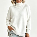 Bettina - Lässiger Strickpullover mit langen Ärmeln