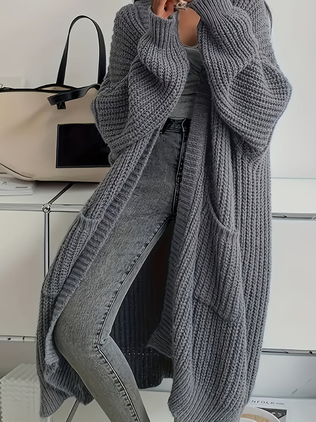 Rosalienne - Besonders weiche Longstrickjacke