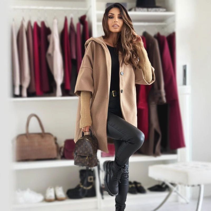 Esteliane - Lässiger Cardigan mit Cape-Ärmeln