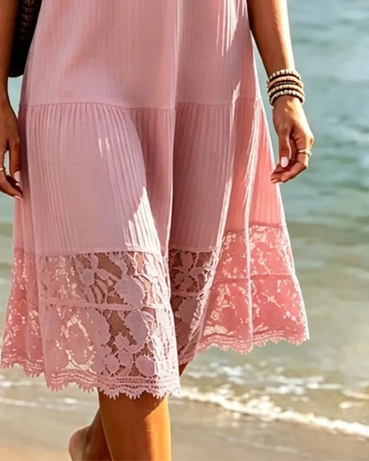 Hannelisse - Luftiges Sommerkleid mit Spitzenbesatz