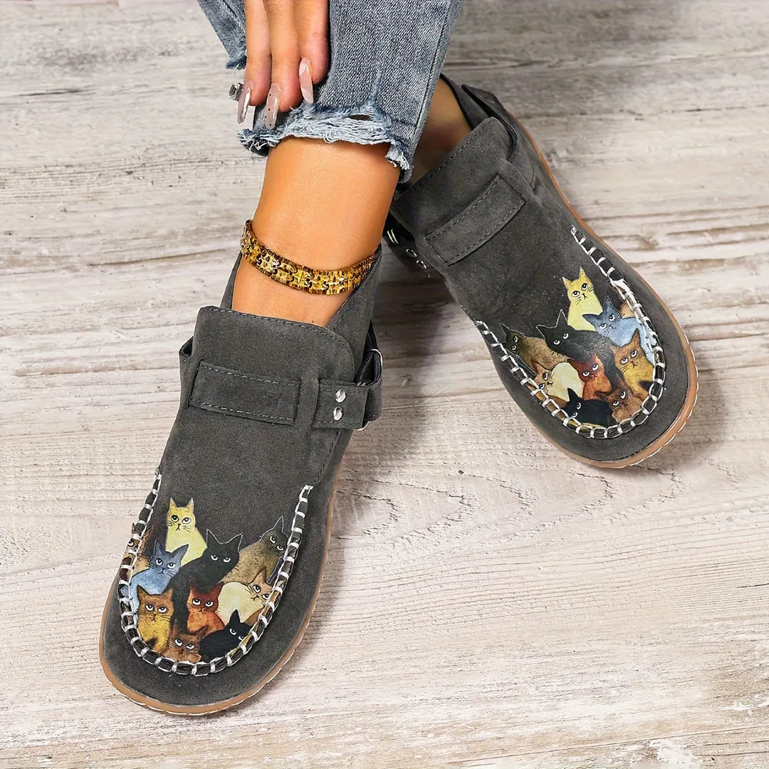 Cara - Komfort-Loafer mit Schnallen-Detail