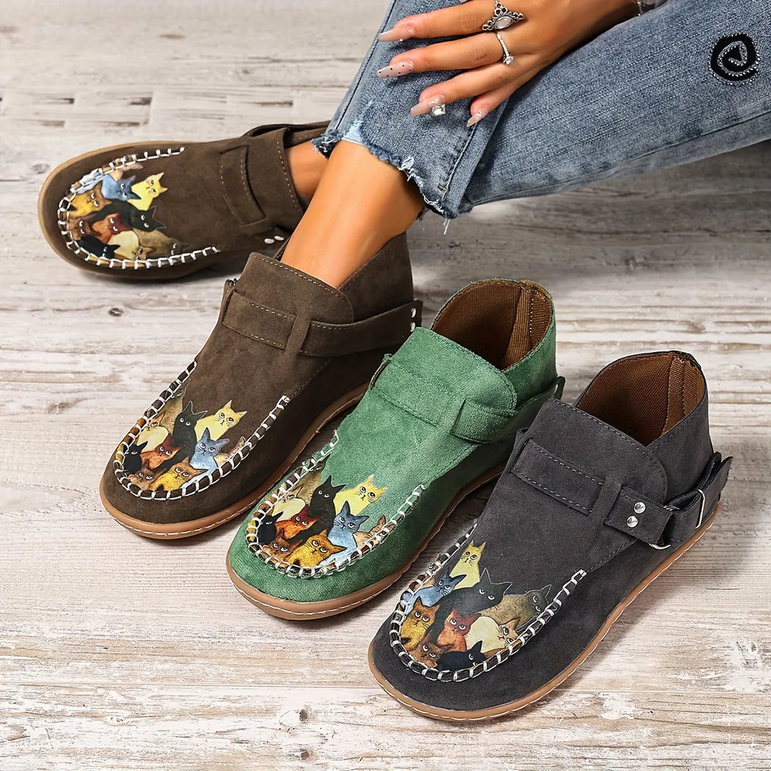 Cara - Komfort-Loafer mit Schnallen-Detail