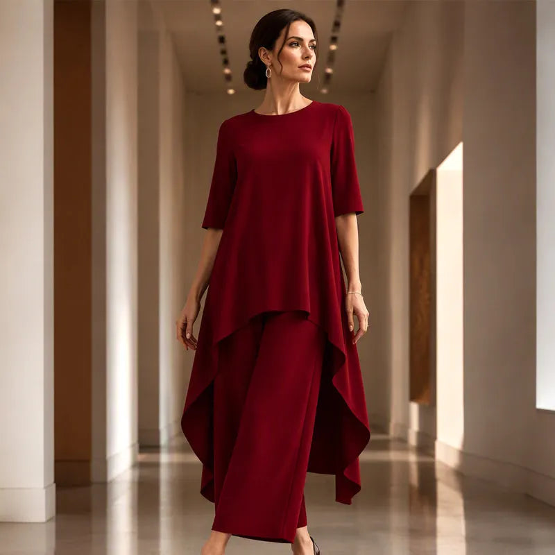 Laurivelle - Soft-Touch Maxikleid in grossen Grössen